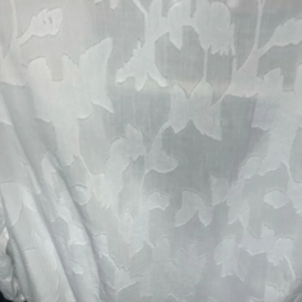 TANYA TAYLOR white floral Kimora Wrap Mini Dress. Ruffles Size 8. Retail $465.